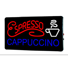 Cappuccino espresso signo LED